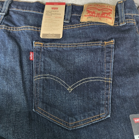 Levi's 541 Athletic Tapper Big and Tall Blue Jeans Size 46 NWT - Picture 8 of 12